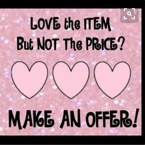 Feel free to make an offer 🌸🩷